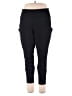 Torrid Solid Black Active Pants Size 4X Plus (4) - photo 1