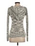 Roxy Metallic Silver Pullover Sweater Size S - photo 2