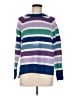 Time and Tru Stripes Purple Pullover Sweater Size M - photo 1