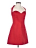 Oh Polly 100% Polyester Red Cocktail Dress Size 2 - photo 1