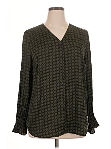 Tahari Long Sleeve Blouse (view 1)