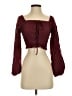 Kirious Burgundy 3/4 Sleeve Blouse Size S - photo 1