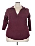 Lane Bryant Burgundy Pullover Sweater Size 18 - 20 Plus - photo 1