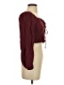 Kirious Burgundy 3/4 Sleeve Blouse Size S - photo 4