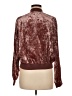 Mossimo Supply Co. Metallic Burgundy Jacket Size M - photo 2
