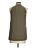 Theory 100% Silk Green Sleeveless Silk Top Size P (petite) - photo 2