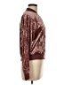Mossimo Supply Co. Metallic Burgundy Jacket Size M - photo 4