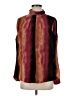 Unbranded 100% Polyester Color Block Burgundy Sleeveless Blouse Size S - photo 1