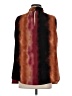 Unbranded 100% Polyester Color Block Burgundy Sleeveless Blouse Size S - photo 2