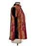 Unbranded 100% Polyester Color Block Burgundy Sleeveless Blouse Size S - photo 4