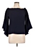 TCEC 100% Polyester Blue 3/4 Sleeve Blouse Size L - photo 1