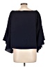 TCEC 100% Polyester Blue 3/4 Sleeve Blouse Size L - photo 2