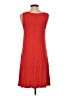 Old Navy Solid Red Casual Dress Size S - photo 2