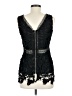 Francesca's 100% Polyester Black Sleeveless Blouse Size M - photo 2