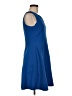 Just... Taylor 100% Polyester Solid Blue Casual Dress Size 6 - photo 4