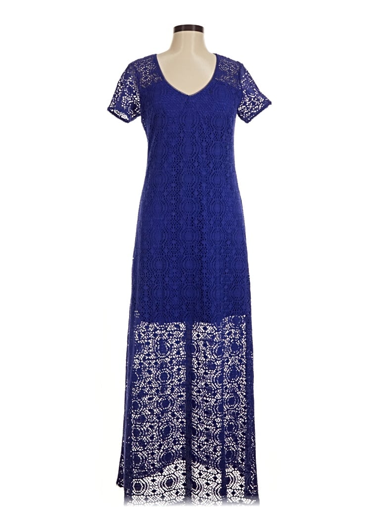 Pre-owned Tommy Bahama Casual Dress In Blue