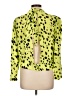 ASOS 100% Viscose Animal Print Yellow Long Sleeve Blouse Size 10 - photo 2