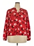 A New Day 100% Polyester Red Long Sleeve Blouse Size XXL - photo 1