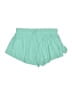 Suzette Solid Teal Shorts Size L - photo 1