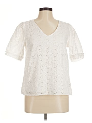 Draper James Short Sleeve Blouse (view 1)