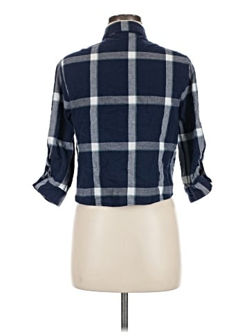 Favlux fashion 3/4 Sleeve Button-Down Shirt (view 2)