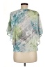 Alfred Dunner 100% Polyester Teal Short Sleeve Blouse Size 8 Petite - photo 2