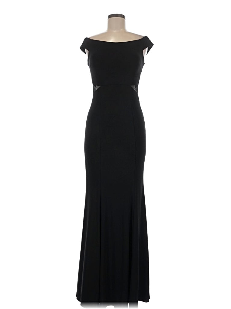 Pre-owned Xscape Cocktail Dress In Black