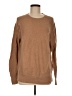 J.Crew Factory Store 100% Cotton Solid Brown Pullover Sweater Size M - photo 1