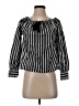 J.Crew 100% Cotton Black 3/4 Sleeve Blouse Size XXS - photo 1