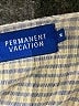 PERMANENT VACATION Houndstooth Gray Long Sleeve Blouse Size M - photo 7