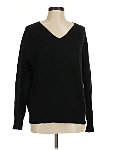Aqua Cashmere Pullover Sweater (view 1)