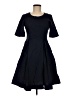 Cos Solid Black Cocktail Dress Size 6 - photo 1