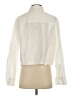 TOPTEN Solid Ivory Long Sleeve Blouse Size S - photo 2