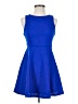 Forever 21 Solid Blue Cocktail Dress Size S - photo 1