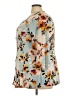 Sami & JO Floral Blue 3/4 Sleeve Blouse Size 3X - photo 5