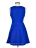 Forever 21 Solid Blue Cocktail Dress Size S - photo 2