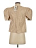 Wade Voss Tan Short Sleeve Blouse Size S - photo 2