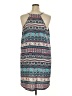rue21 100% Polyester Print Teal Casual Dress Size 2X - photo 2