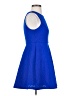 Forever 21 Solid Blue Cocktail Dress Size S - photo 4
