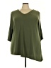 Roz & Ali Green 3/4 Sleeve Top Size 3X - photo 1