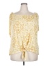 Como Blu Yellow Short Sleeve Top Size 2X - photo 1