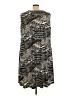 Catherines Print Gray Casual Dress Size 4X - photo 2