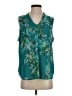 Worthington 100% Polyester Teal Sleeveless Blouse Size S (estimated, petite) - photo 1