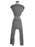 Caution to the Wind Metallic Silver Jumpsuit Size S - photo 2
