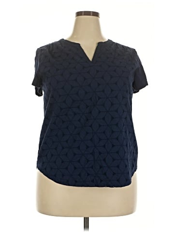 St. John's Bay Short Sleeve Blouse (view 1)