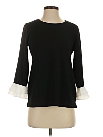Karl Lagerfeld Paris 3/4 Sleeve Top (view 1)