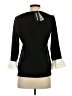 Karl Lagerfeld Paris Black 3/4 Sleeve Top Size S - photo 2