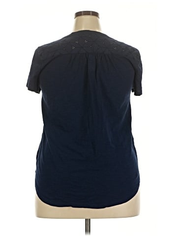 St. John's Bay Short Sleeve Blouse (view 2)