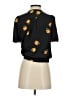 Madewell 100% Polyester Black Short Sleeve Blouse Size S - photo 2