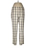 Theory Plaid Ivory Wool Pants Size 8 - photo 1